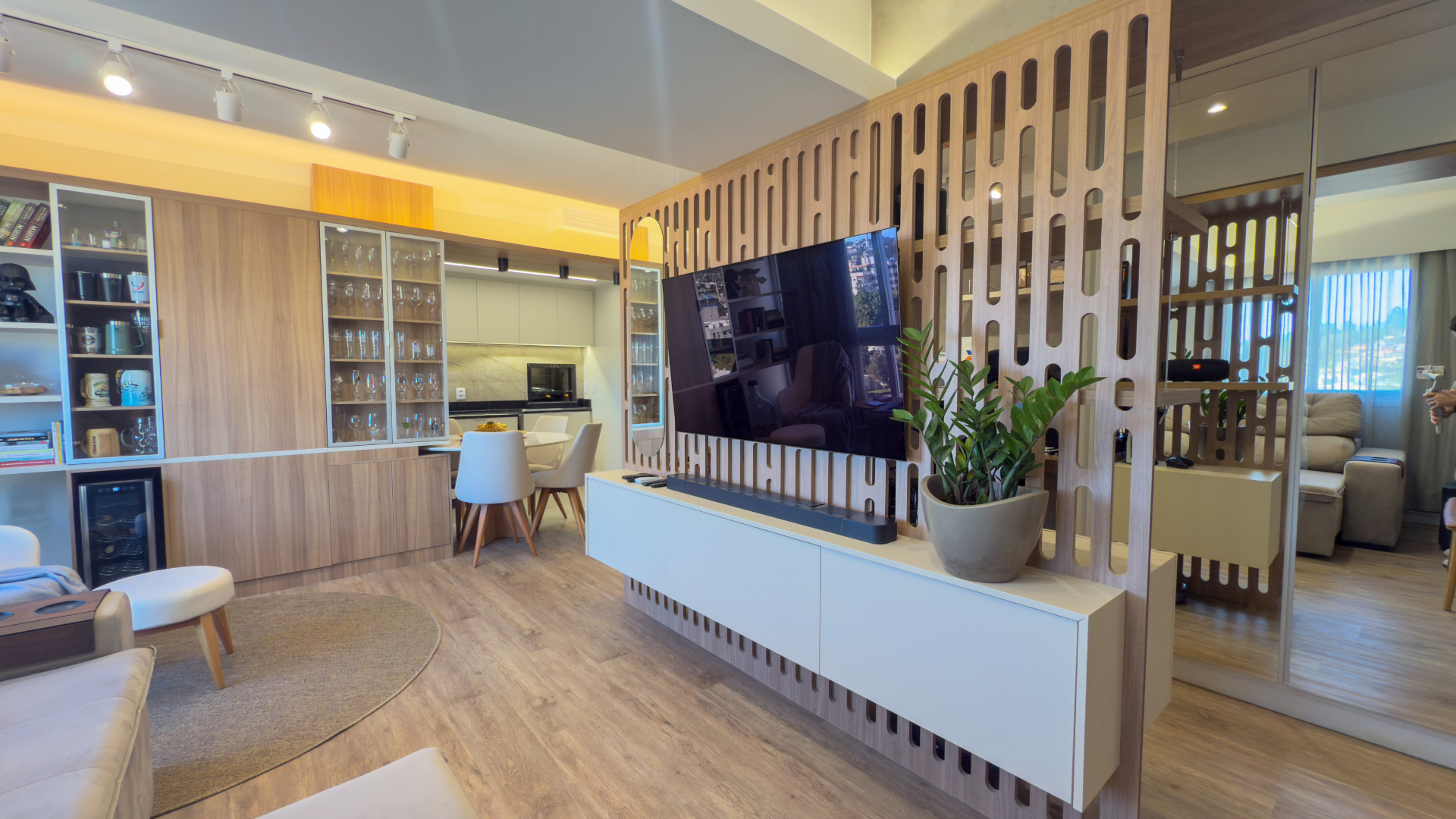 Projeto de interiores desenvolvido pela Fraga & Santos em Porto Alegre