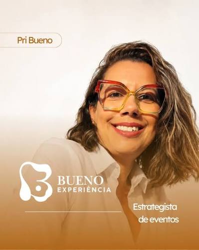Priscila, organizadora do Construindo o Amanhã Litoral, da Bueno Experiência